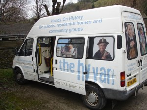 The History Van - storage & transport for a mass of original and replica items that help to bring the past to life!